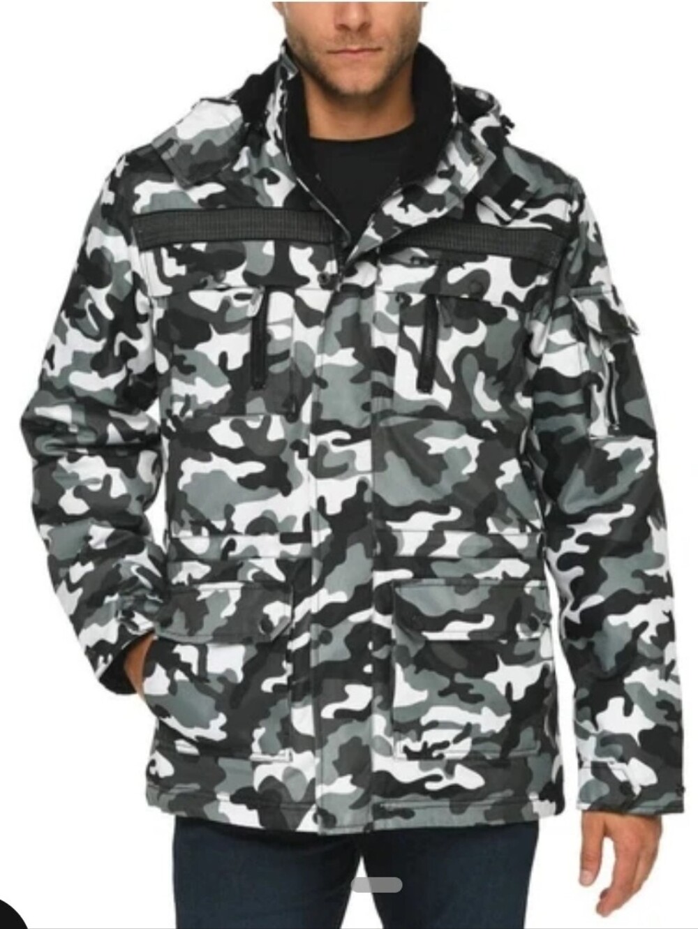 Arctix Black & White Camo Field Jacket